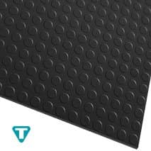 PAVIMENTO CIRCULOS CC 3MM 1M NEGRO